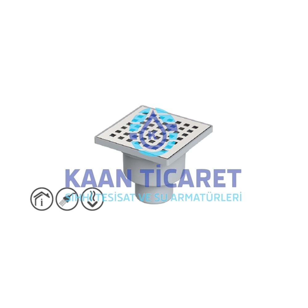 10X10 50 ALTTAN MELEZ YER SİFONU