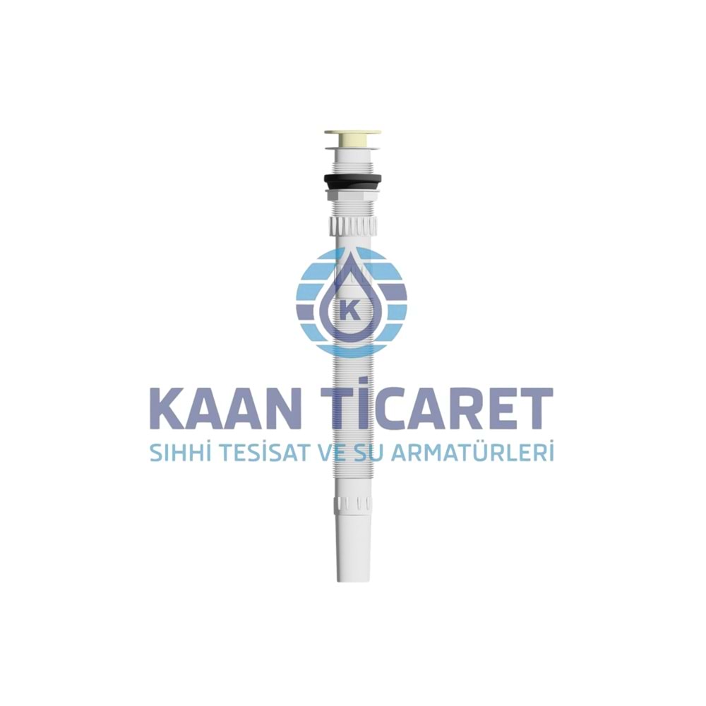 SFK BEYAZ BASMALI KÖRÜKLÜ LAVABO SİFONU
