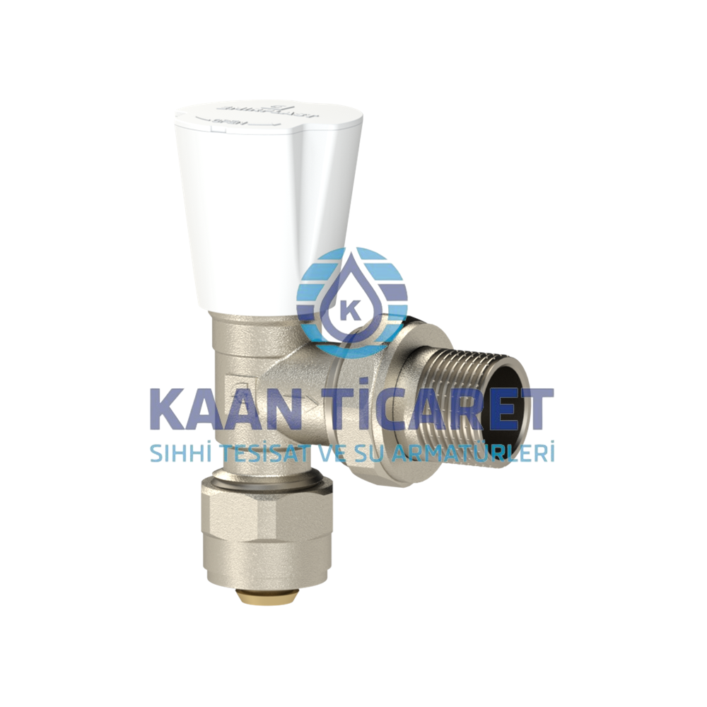 EMİRPLAST 1/2 PEX KÖŞE RADYATÖR VANASI