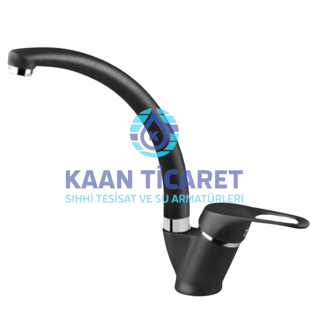 SEMA 40 MM KUĞU LAVABO MİX (SİYAH) - 304-S