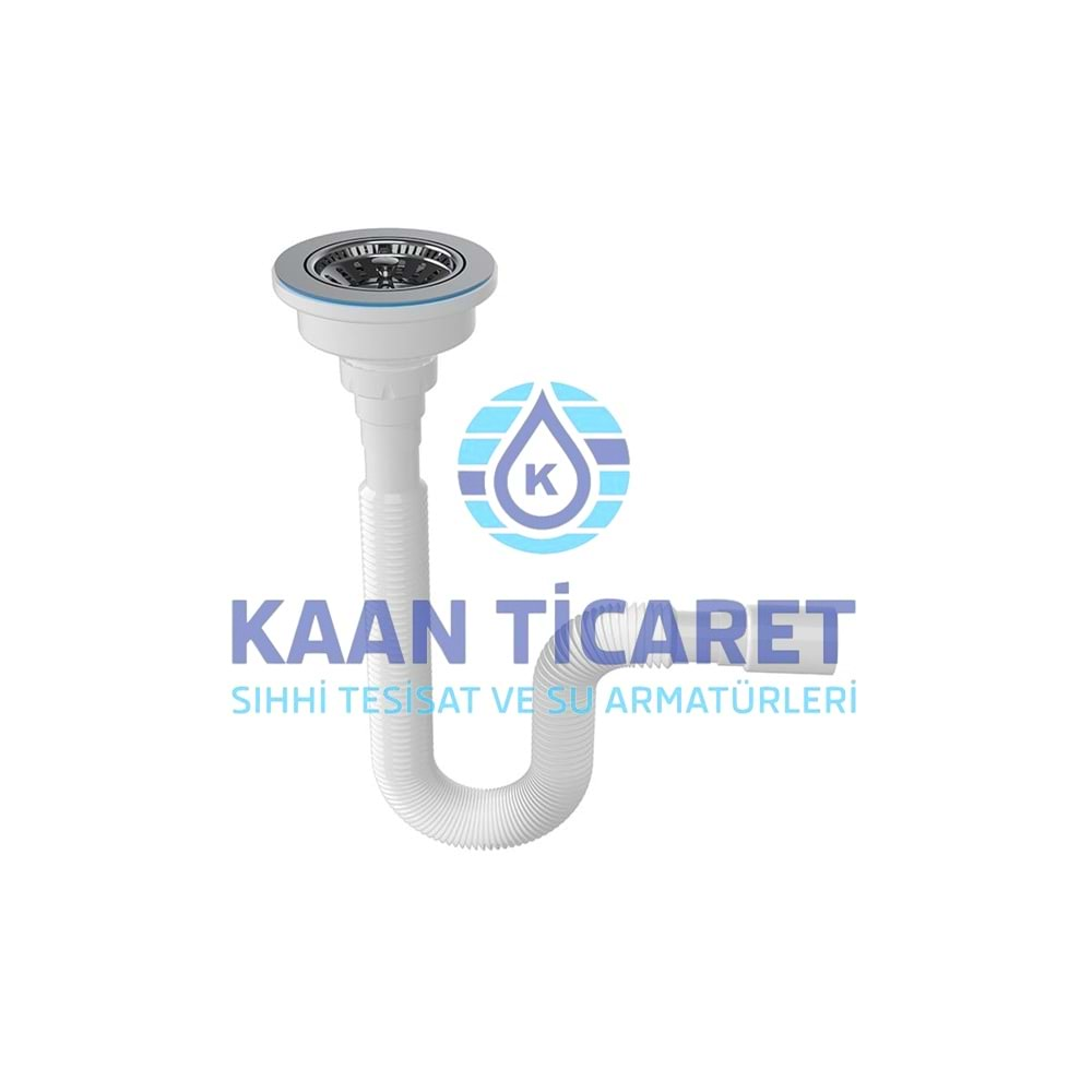 ÖZBEST ÇÖPMAK KÖRÜKLÜ LAVABO SİFONU