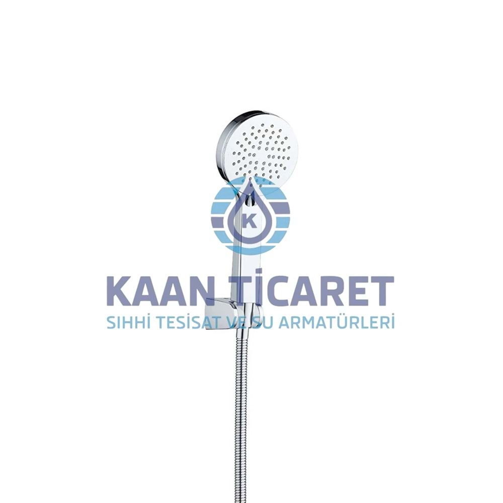KAAN ZÜMRÜT LÜX MAFSALLI DUŞ SETİ (170 CM ÇELİK ÖRGÜLÜ) - BLİSTERLİ
