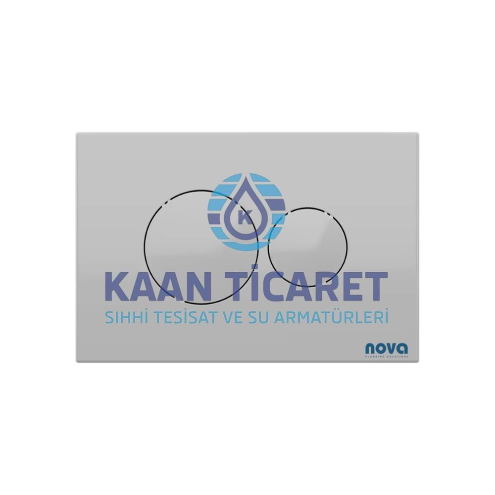 NOVA MAT KROM GÖMME REZERVUAR BASMA BUTONU