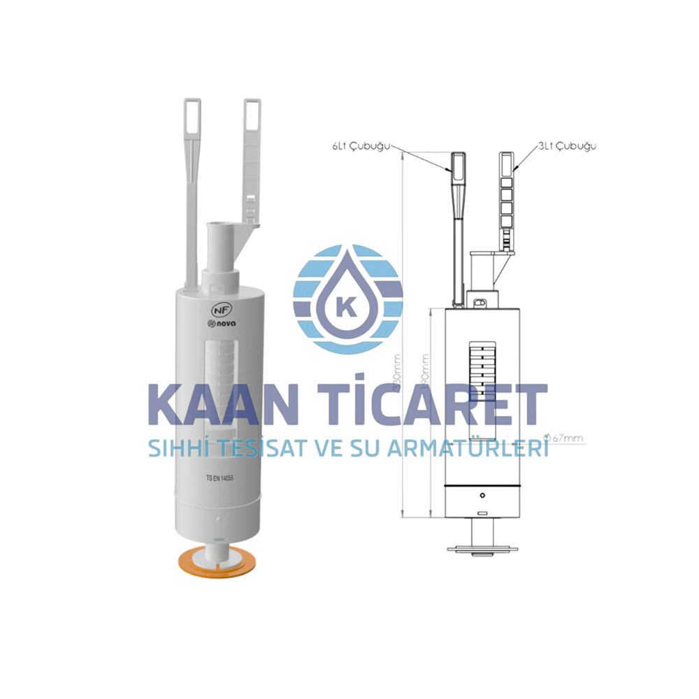 NOVA GÖMME REZERVUAR BOŞALTMA GRUBU + YATAĞI