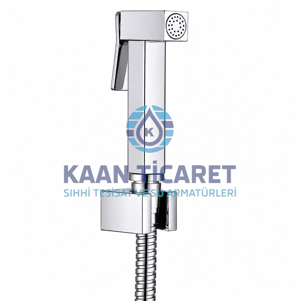 KAAN LÜX KARE TAHARETMATİK SET (PİRİNÇ ELCİK)