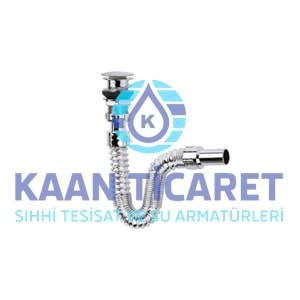 ELALLAR KROM BASMALI KÖRÜKLÜ LAVABO SİFONU