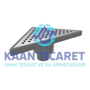 NOVA 20X20 ÜÇGEN 50 ALTTAN MELEZ YER SİFONU