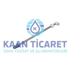 İZYAPI KROM UÇLU PLASTİK TAHARET ÇUBUĞU 370 MM