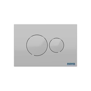 NOVA MAT KROM GÖMME REZERVUAR BASMA BUTONU