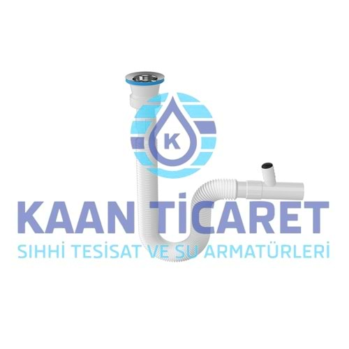 SFK LÜX KÖRÜKLÜ ÇAMAŞIR ÇIKIŞLI LAVABO SİFONU