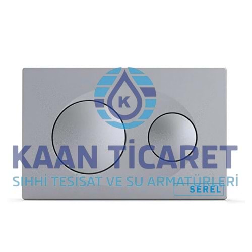 SEREL MAT KROM GÖMME REZERVUAR BASMA BUTONU