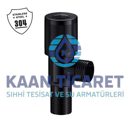 SWANN 3/8 AÇ - KAPA TAHARET MUSLUĞU (SİYAH)