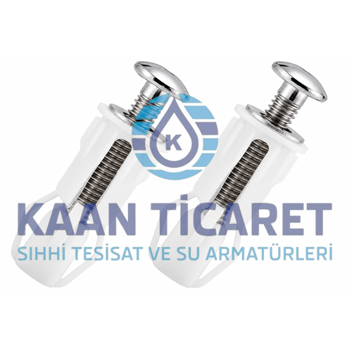 KLOZET KAPAĞI MONTAJ DÜBELİ VE VİDA SETİ