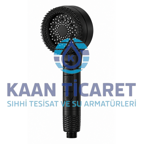 TARAKLI VE FİLTRELİ EL DUŞU (SİYAH)
