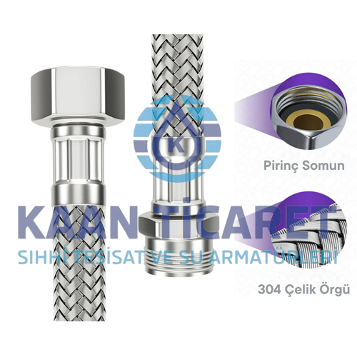 1/2 1/2 NİPELLİ 50 CM FLEX